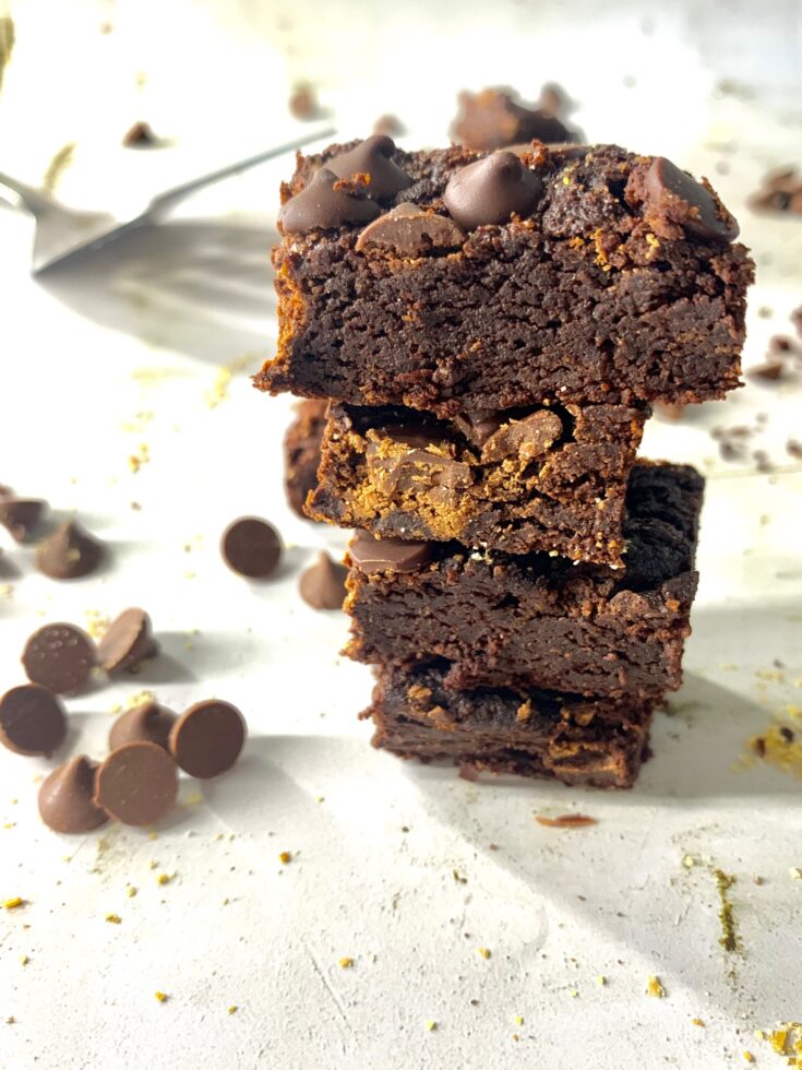 Guiltless Gooey Fudgy Brownies (GF+V)