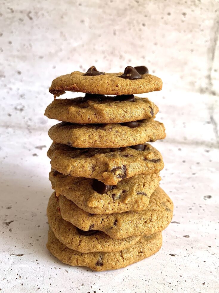 Vegan Chocolate Chip Tahini Cookies