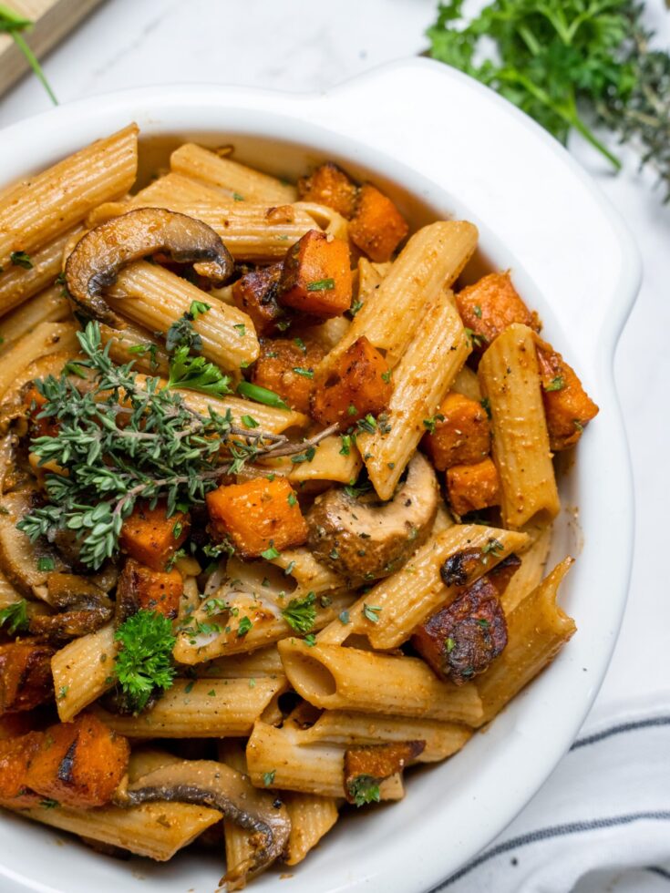 Miso Sweet Potato Pasta